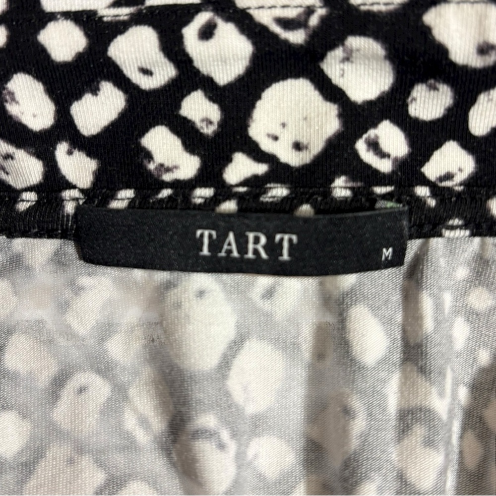 Tart Black and White Stretch Jumpsuit with Pockets Size Medium - Picture 5 of 5